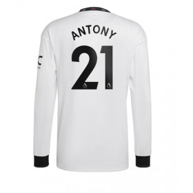 Herren Fußballbekleidung Manchester United Antony #21 Auswärtstrikot 2022-23 Langarm